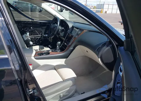 2014 Infiniti Q50 Hybrid Sport z USA, uszkodzony, nr VIN JN1AV7AP8EM691436